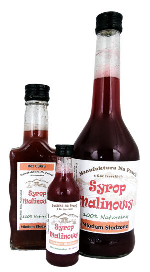 Syrop Malinowy z miodem