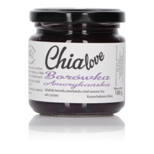 Mus owocowy z nasionami Chia Borówkowy 180 g