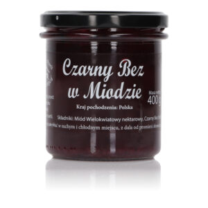 Czarny Bez w miodzie 400 g