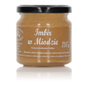 Imbir w miodzie 220 g