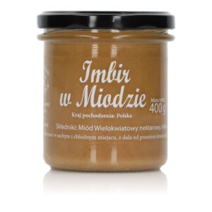 Imbir w miodzie 400 g