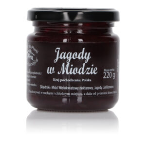 Jagody w miodzie 220 g