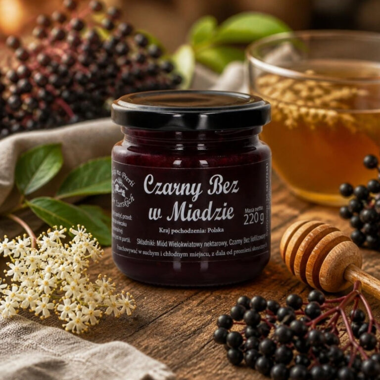 Czarny Bez w miodzie 220 g