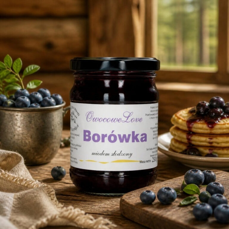 Dżem Owocowe Love Borówka