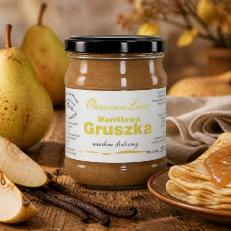 Dżem Owocowe Love Gruszka Waniliowa