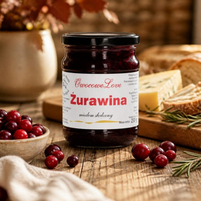 Dżem Owocowe Love Żurawina