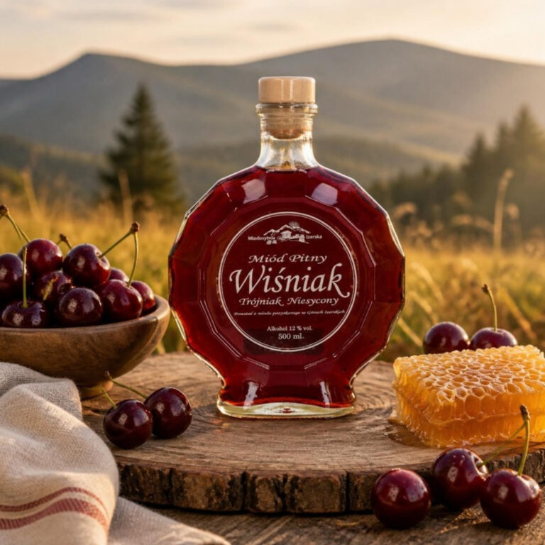 Miód pitny Wiśniak