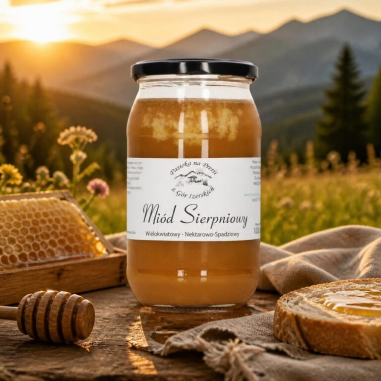 Miód Sierpniowy nektarowo-spadziowy