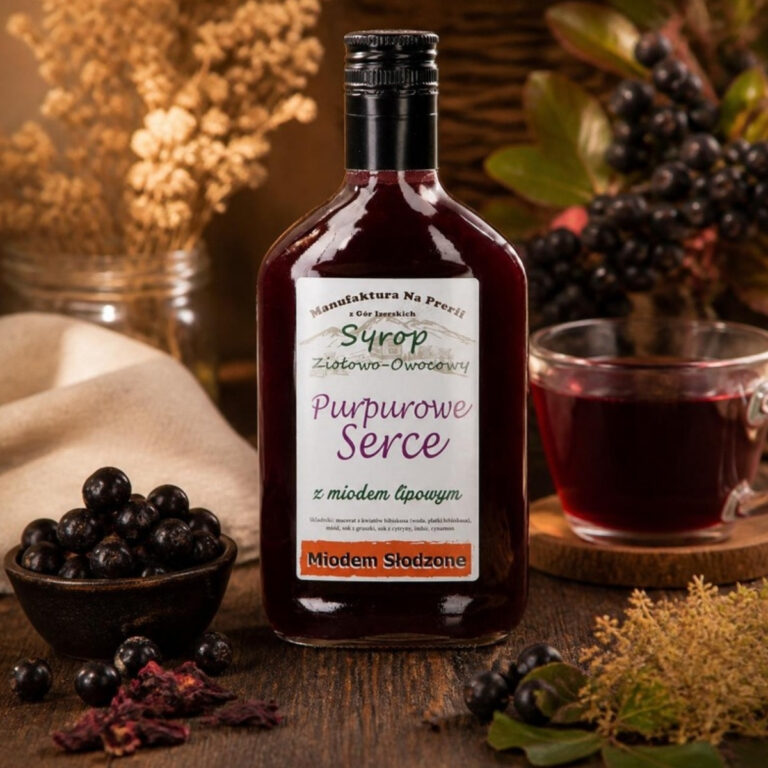 Syrop ziołowo-owocowy Purpurowe Serce