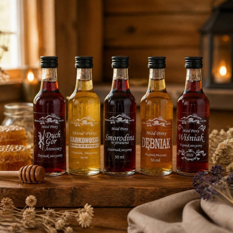 Zestaw degustacyjny miodów pitnych 5x50 ml